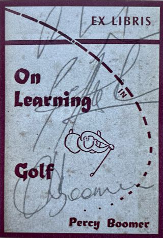 Percy Boomer's Library of Golf