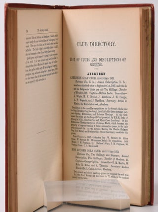 The Golfing Annual I Vol. 1 1888