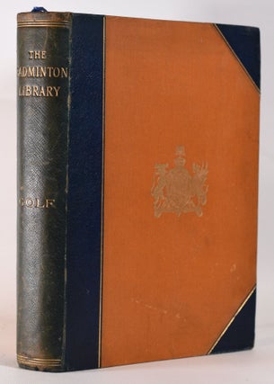 Item #10280 Golf, LARGE PAPER edition (Badminton Library series). Horace G. Hutchinson