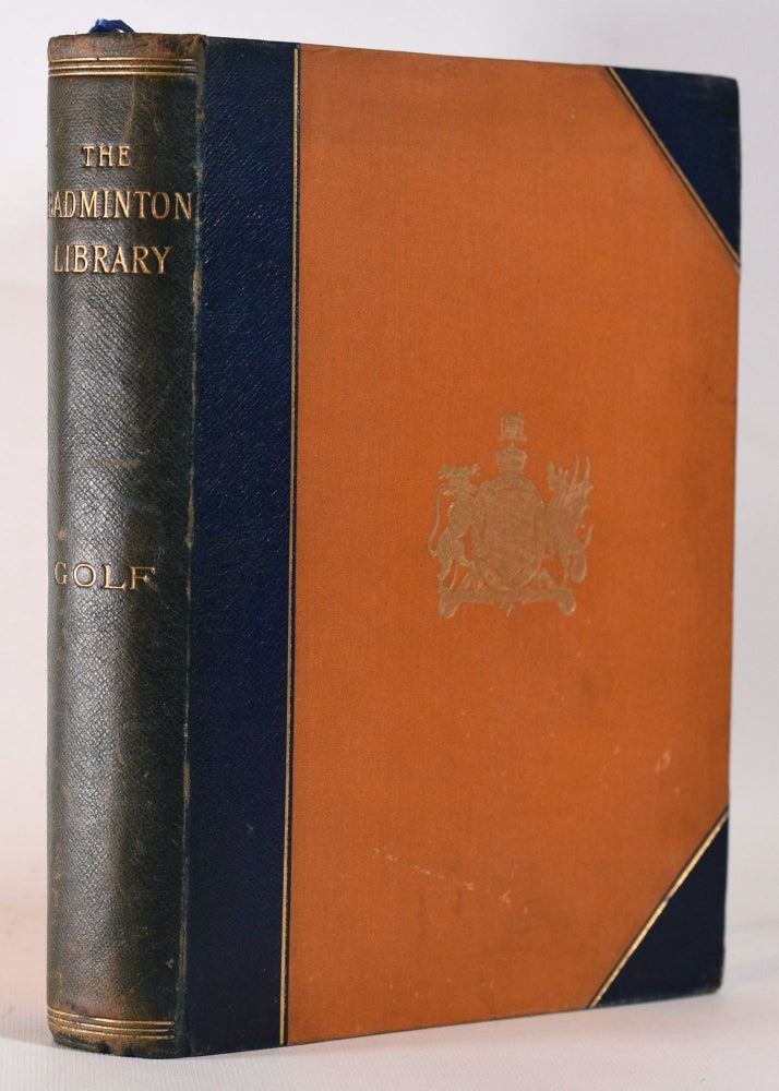 Item #10280 Golf, LARGE PAPER edition (Badminton Library series). Horace G. Hutchinson.