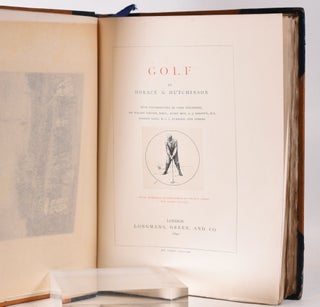 Golf, LARGE PAPER edition (Badminton Library series)