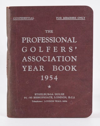 Item #10389 The P.G.A. Yearbook 1954. Professional Golfers Association, UK
