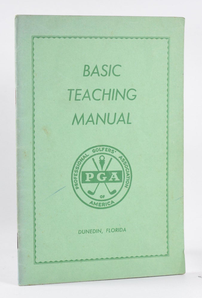 Item #10400 Basic Teaching Guide. Professional Golfers Association of America.