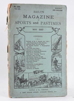 Item #10407 Baily's magazine May 1890. Baily's Magazine of Sports and Pastimes
