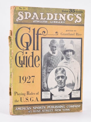 Item #10432 Spalding's Golf Guide 1927. Grantland Rice