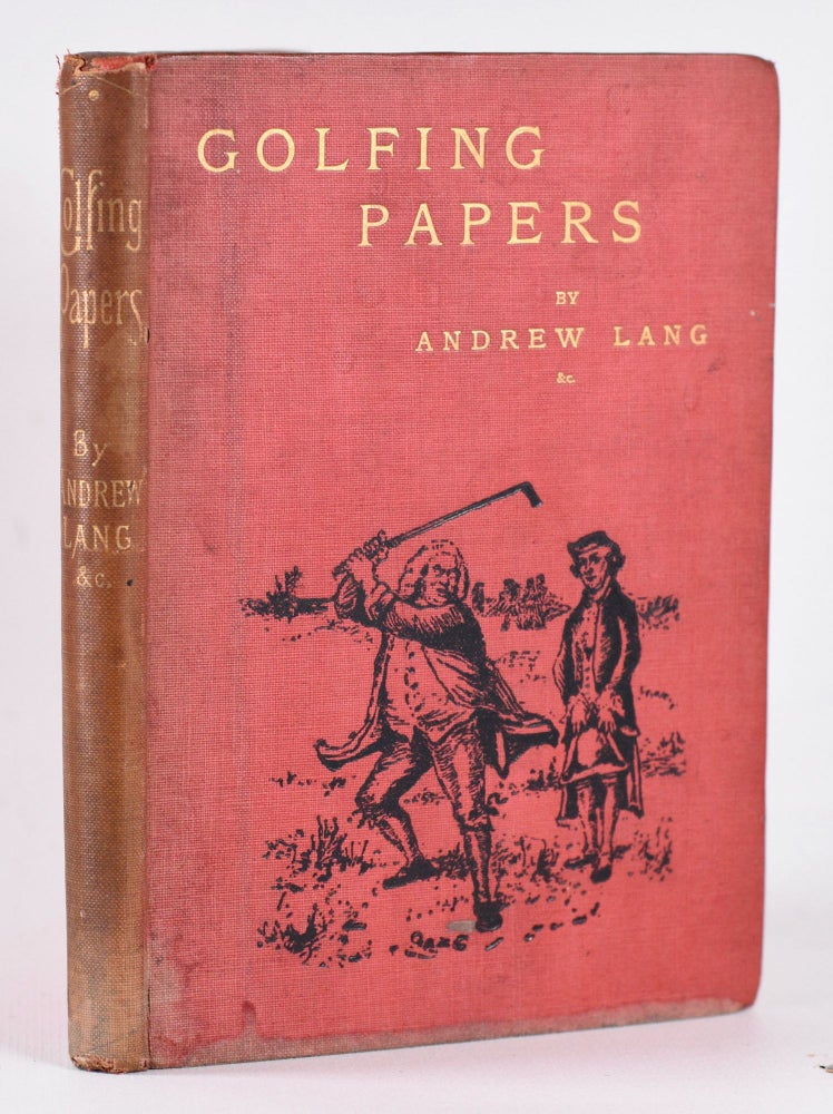Item #10446 A Batch of Golfing Papers. Andrew Lang.