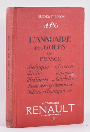 Item #10460 L'annuaire des Golf's. Guides Plumon