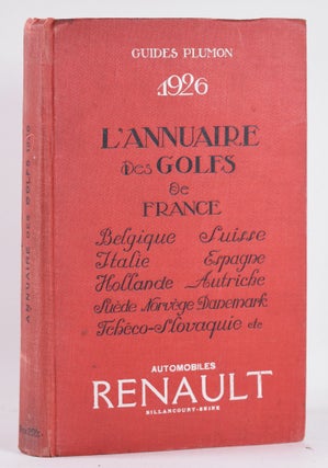 Item #10461 L'annuaire des Golf's. Guides Plumon