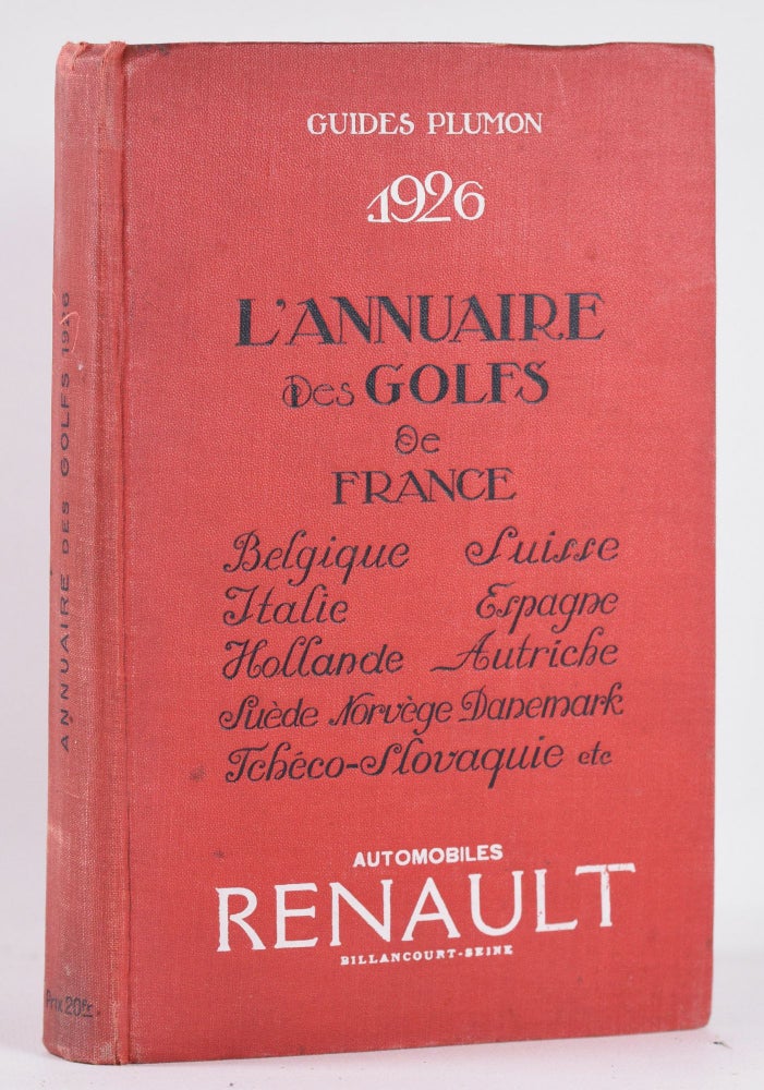Item #10461 L'annuaire des Golf's. Guides Plumon.