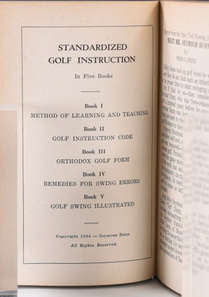 Standardized Golf Instruction.