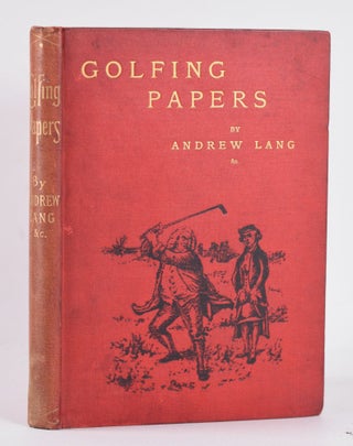 Item #10479 A Batch of Golfing Papers. Andrew Lang