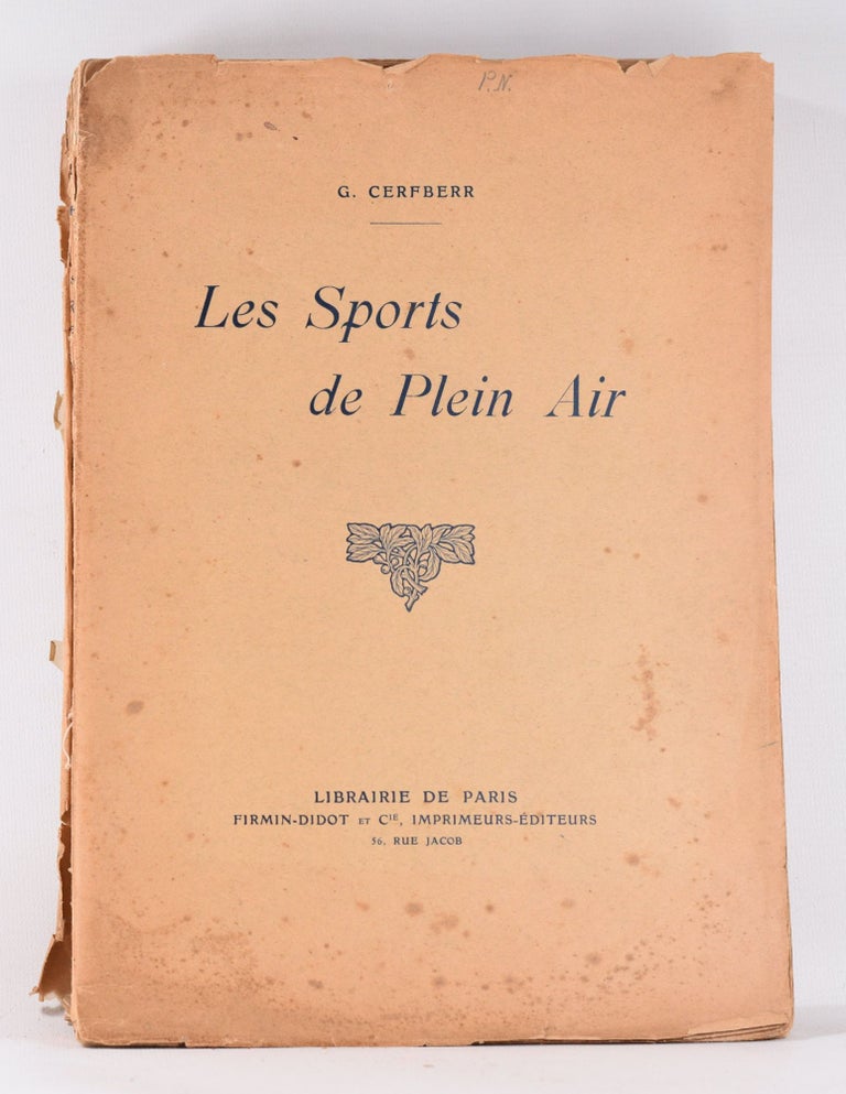 Item #10485 Les Sports de Plein Air. G. Cerfberr.