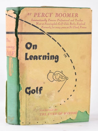 Item #10500 On Learning Golf. Percy Boomer