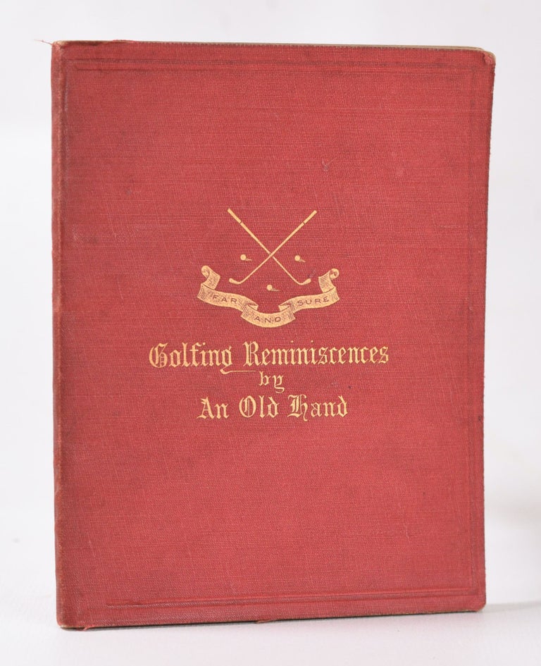 Item #10746 Reminiscences of Golf and Golfers. Thomas H. Peter.