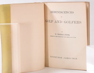Reminiscences of Golf and Golfers