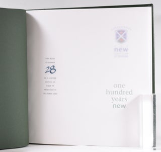 One Hundred Years New (Full leather. Limited to 30 copies only!); A History of the New Golf Club, St. Andrews