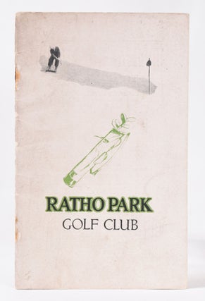Item #11025 Ratho Park Club Official Handbook. Unknown Handbook