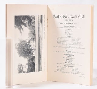 Ratho Park Club Official Handbook.