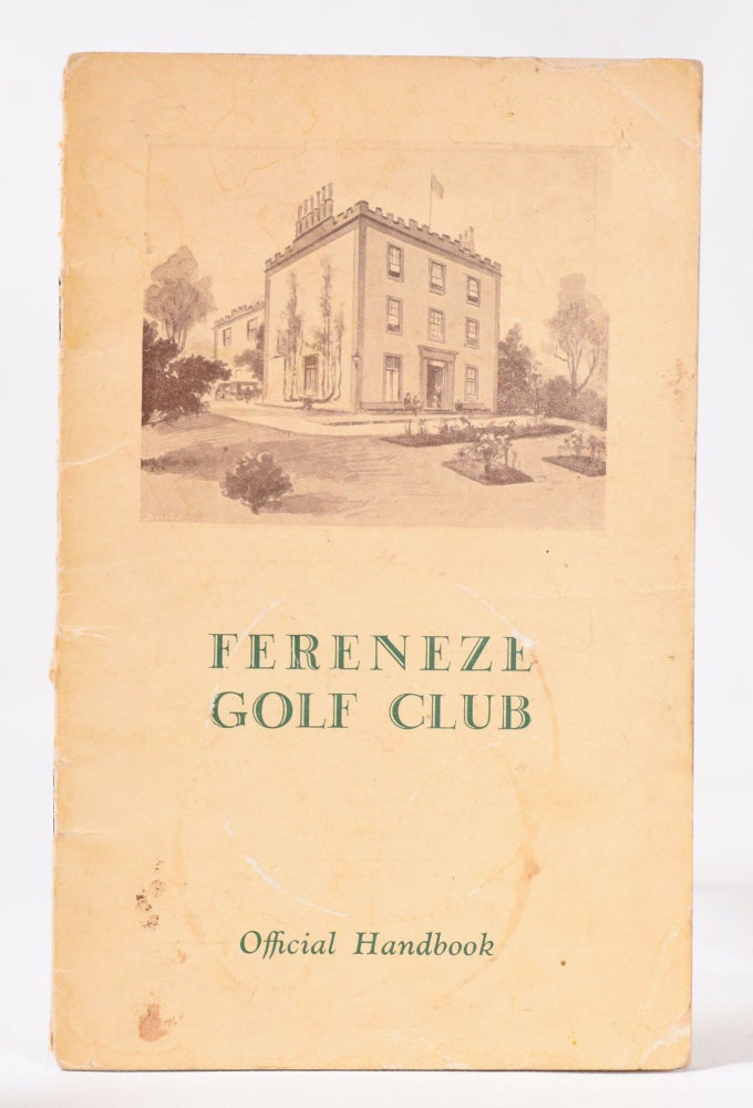 Item #11026 Fereneze Golf Club Official Handbook. Unknown Handbook.