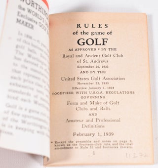 Rules of the Game of Golf