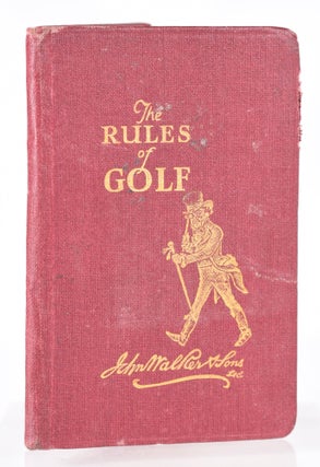 Item #11295 The Rules of Golf. James Braid