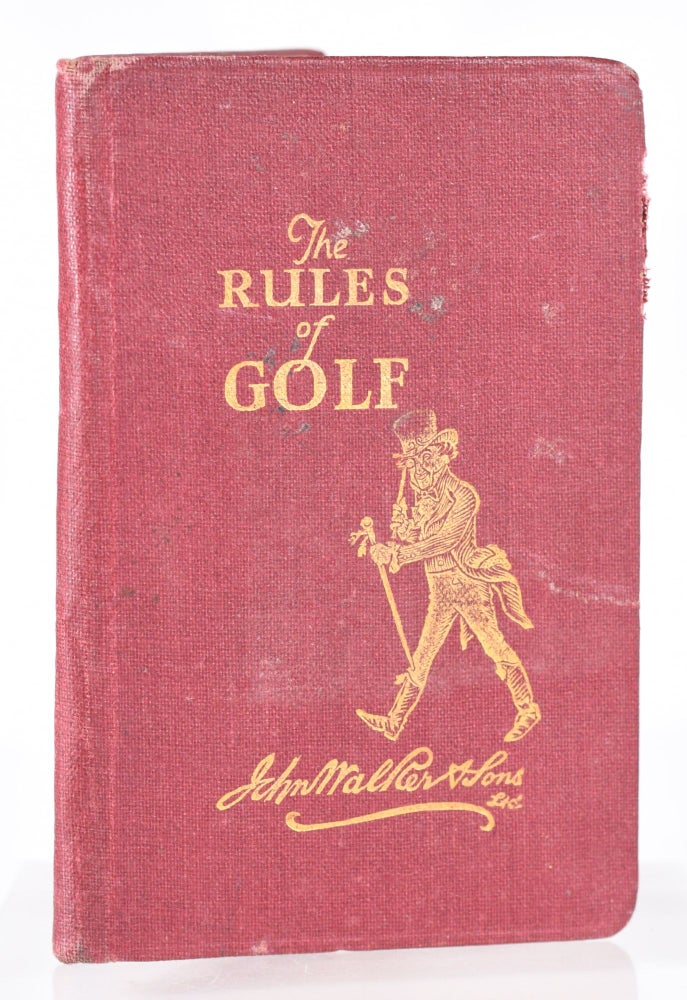 Item #11295 The Rules of Golf. James Braid.