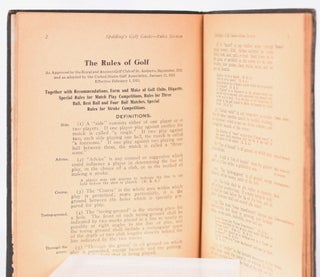 Official Rules of Golf with Interpretations of the Rules and directions for Handicapping