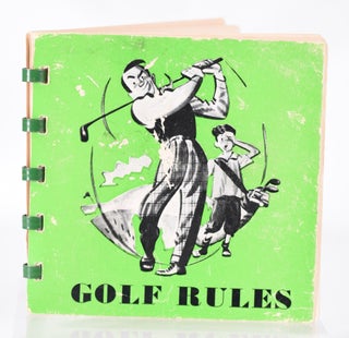 Item #11308 Golf Rules. United States Golf Association, Courtsey of Wilson Sports Goods co