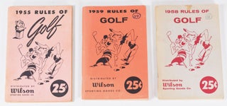 Item #11309 Rules of Golf (Distributed by Wilson Sports Goods). United States Golf Association
