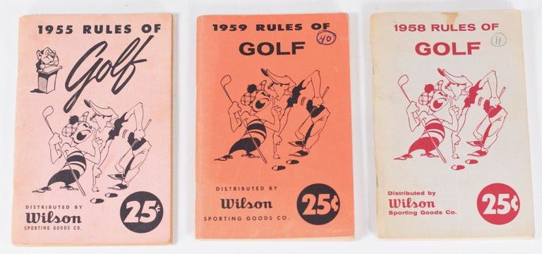 Item #11309 Rules of Golf (Distributed by Wilson Sports Goods). United States Golf Association.