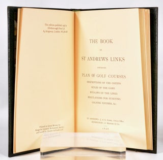 The Book of the St. Andrews Links: