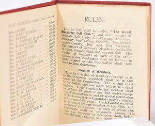 RULES MAY 1937