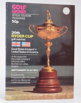 Item #11946 Ryder Cup 1973 Official Programme. P G. A