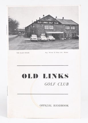 Item #11975 Old links Golf Club "Official handbook"