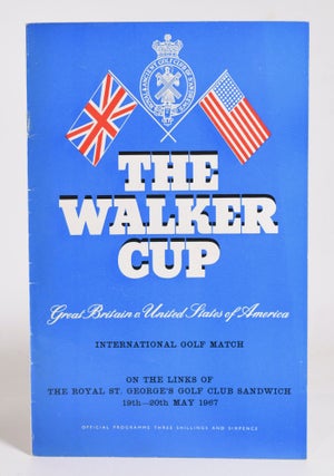 Item #12001 Walker Cup 1967 Official Programme. R, A