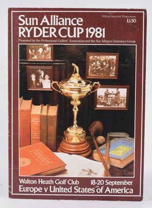 Item #12129 Ryder Cup 1981 Official Programme. P G. A