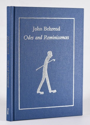 Item #12181 Odes and Reminiscences. John Behrend