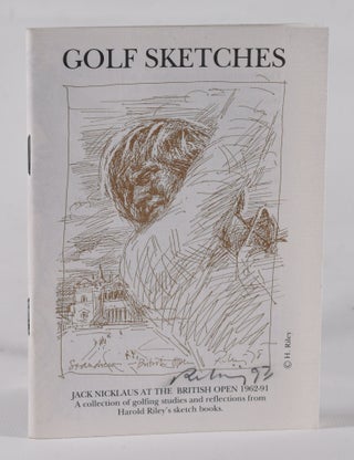 Item #12211 Golf Sketches "Jack Nicklaus at The British Open 1962-91" Harold Riley