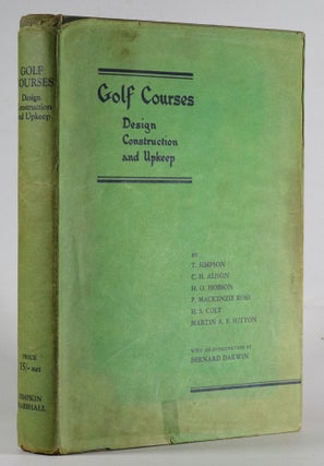 Item #12241 Golf Courses, Design, Construction and Upkeep. Martin A. F. Sutton