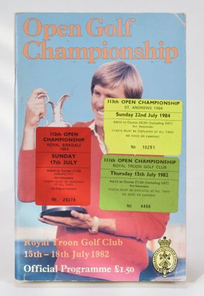 Item #12732 The Open Championship 1982. Official Programme. The Royal, Ancient Golf Club of St....