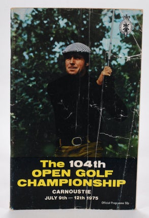 Item #12751 The Open Championship 1975 Official Programme. The Royal, Ancient Golf Club of St....