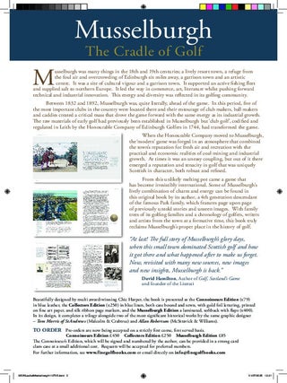 Musselburgh: The Cradle of Golf