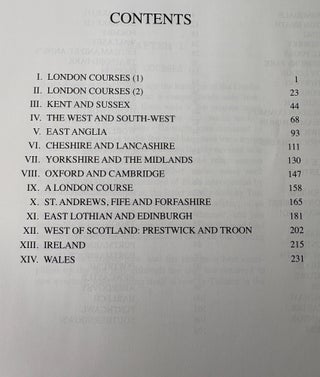 Historic Golf Courses of the British Isles.