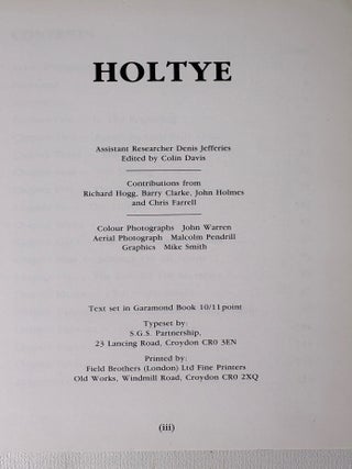Holtye The Centenary of the 'Liliput' Golf Club 1893-1993