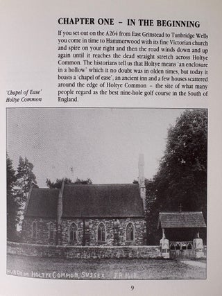 Holtye The Centenary of the 'Liliput' Golf Club 1893-1993