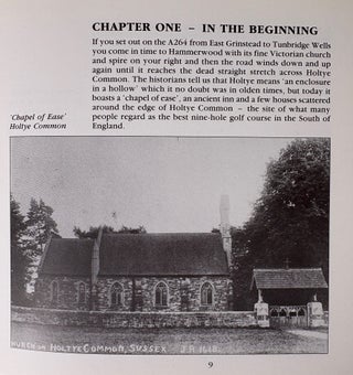 Holtye The Centenary of the 'Liliput' Golf Club 1893-1993