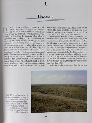 Golf Course Architecture; Design, Construction & Restoration