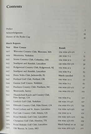 The Ryder Cup: the definitive history of playing golf for pride and country