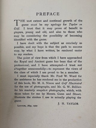 Taylor on Golf.