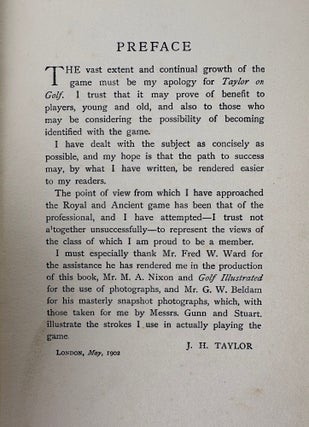 Taylor on Golf.